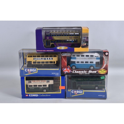 24 - A COLLECTION OF VARIOUS BOXED & UNBOXED DIECAST BUS & COACH MODELS, assorted mainly West Midlands Co... 