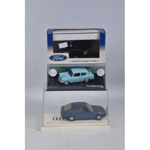 27 - A QUANTITY OF BOXED DIECAST MODEL VEHICLES, to include models by Corgi Detail Cars, Maisto, Saico, C... 