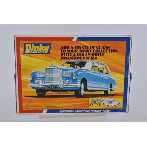 29 - A COLLECTION OF FIVE VINTAGE  BOXED MODEL VEHICLES, to include a diecast Dinky Princess 2200HL Saloo... 