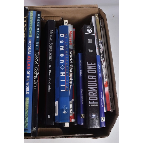 30 - A COLLECTION OF HARDBACK BOOKS RELATING TO FORMULA 1 MOTOR RACING, mainly from the 1980's onwards, a... 