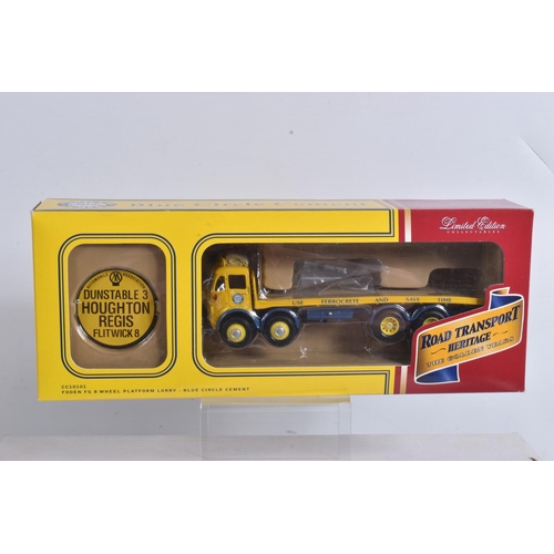 4 - SIX BOXED CORGI 1:50 SCALE DIECAST TRANSPORT MODELS, to include two Corgi Classics, a Foden 4 Wheel ... 