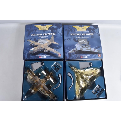 6 - EIGHT BOXED CORGI 'THE AVIATION ARCHIVE' DIECAST MODELS, to include the Avro Lancaster, model no. 47... 