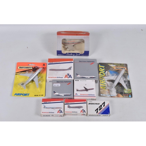 43 - A COLLECTION OF BOXED AIRPLANE MODELS, to include models by ERTL Jet Tran, ERTL Air & Space, Mega Ma... 