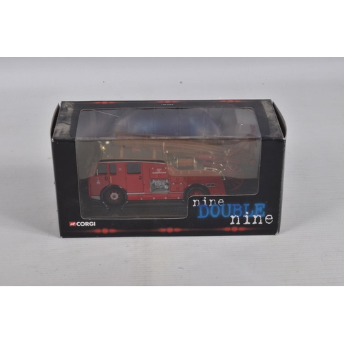 44 - SIX BOXED DIECAST MODEL TRANSPORT VEHICLES, to include three Maisto model no.  11021, a Corgi Daimle... 