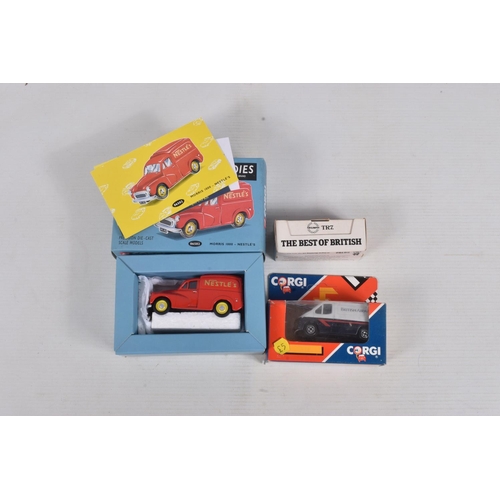 46 - A COLLECTION OF BOXED DIECAST MODEL VEHICLES, to include 21 boxed Corgi models of transport vehicles... 