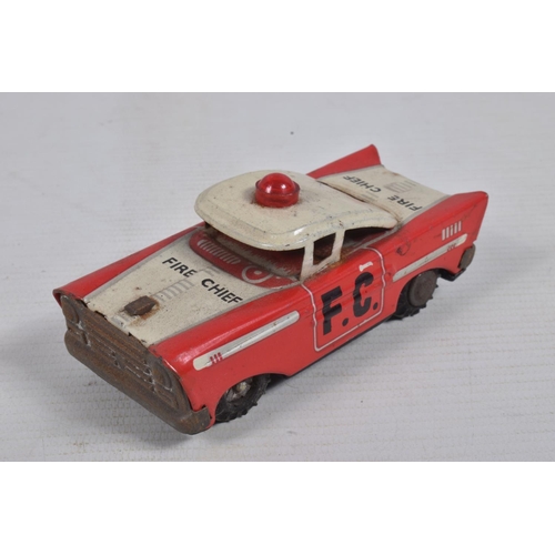 47 - A BOXED CHINESE MADE FRICTION DRIVE TINPLATE ARTICULATED CAR CARRIER/TRANSPORTER, c.1960's, appears ... 