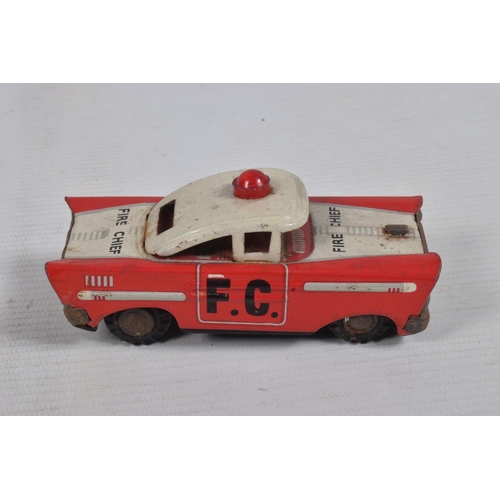 47 - A BOXED CHINESE MADE FRICTION DRIVE TINPLATE ARTICULATED CAR CARRIER/TRANSPORTER, c.1960's, appears ... 