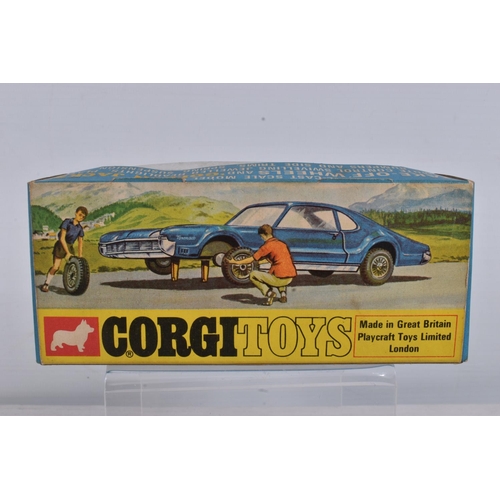 51 - TWO BOXED CORGI TOYS CARS, Oldsmobile Tornado, No.276, with 'Golden Jacks' take-off wheels and worki... 