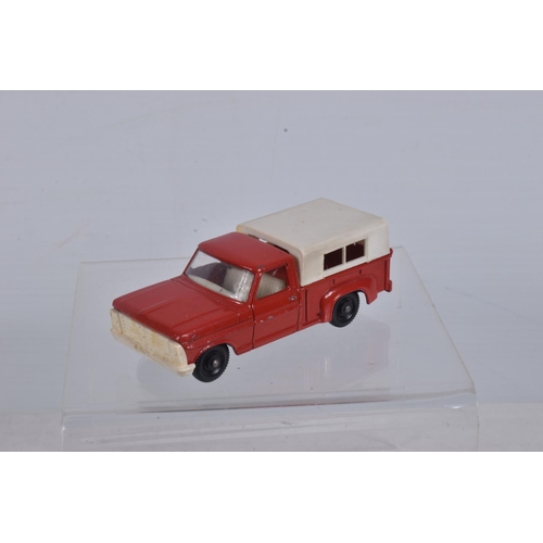 56 - FIVE BOXED MATCHBOX 1-75 SERIES MODELS, all are regular wheels issues, Mercedes Trailer, No.2, Ford ... 