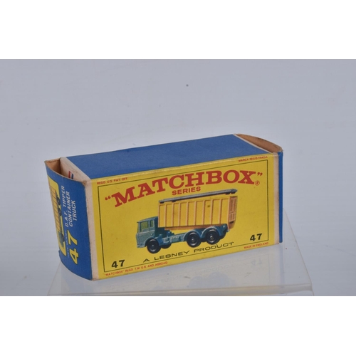 56 - FIVE BOXED MATCHBOX 1-75 SERIES MODELS, all are regular wheels issues, Mercedes Trailer, No.2, Ford ... 