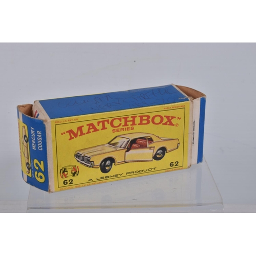 58 - FIVE BOXED MATCHBOX 1-75 SERIES MODELS, No's. 33, 62, 73 are regular wheels issues, No's.45 & 68 are... 