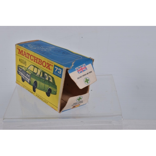 58 - FIVE BOXED MATCHBOX 1-75 SERIES MODELS, No's. 33, 62, 73 are regular wheels issues, No's.45 & 68 are... 