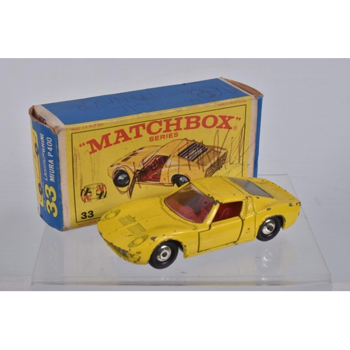 58 - FIVE BOXED MATCHBOX 1-75 SERIES MODELS, No's. 33, 62, 73 are regular wheels issues, No's.45 & 68 are... 