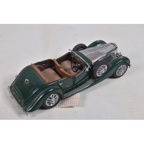 59 - FOUR UNBOXED FRANKLIN MINT MODEL CARS, to include 1938 Alvis4.3 litre car, 1964 1/2 Ford Mustang, 19... 