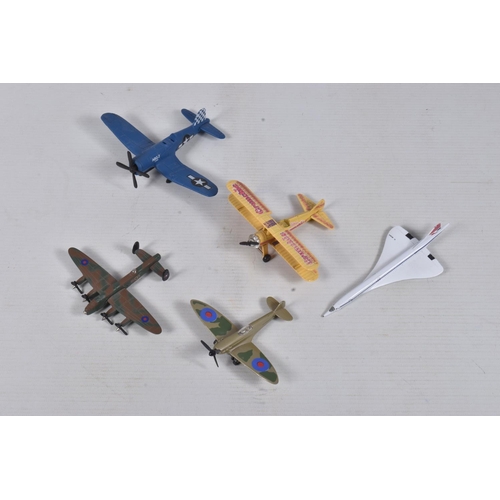 63 - A COLLECTION OF BOXED AIRPLANE MODELS, to include a Corgi 50th Anniversary Limited Edition Messersch... 