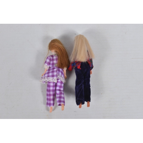 66 - UNBOXED PALITOY PIPPA AND BRITT DOLLS, CLOTHING AND ACCESSORIES, both dolls appear complete and in f... 