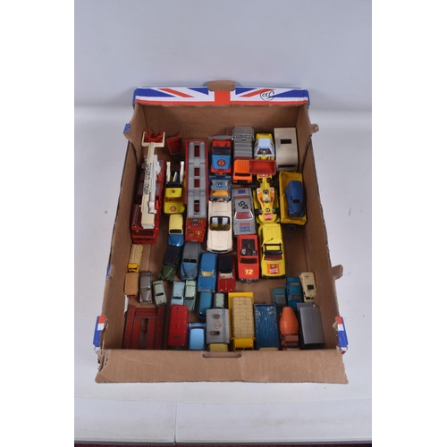 68 - A QUANTITY OF UNBOXED AND ASSORTED PLAYWORN DIECAST VEHICLES, to include Lone Star 'Flyers' Vauxhall... 