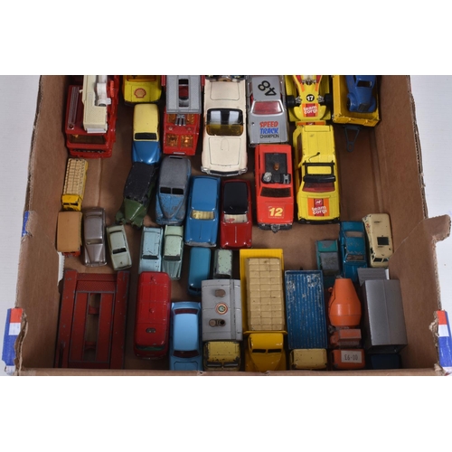 68 - A QUANTITY OF UNBOXED AND ASSORTED PLAYWORN DIECAST VEHICLES, to include Lone Star 'Flyers' Vauxhall... 