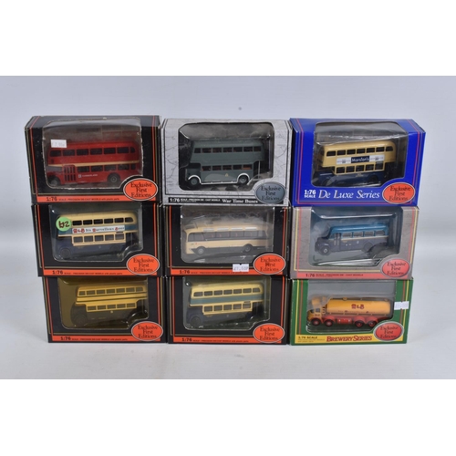 69 - A COLLECTION OF BOXED 1:76 SCALE  GILBOW EXCLUSIVE FIRST EDITIONS DIECAST  BIRMINGHAM CITY DOUBLE DE... 