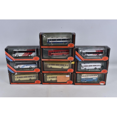 70 - A COLLECTION OF BOXED 1:76 SCALE DIECAST GILBOW EXCLUSIVE FIRST EDITIONS BUSES, to include model no.... 