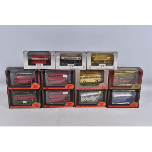 70 - A COLLECTION OF BOXED 1:76 SCALE DIECAST GILBOW EXCLUSIVE FIRST EDITIONS BUSES, to include model no.... 