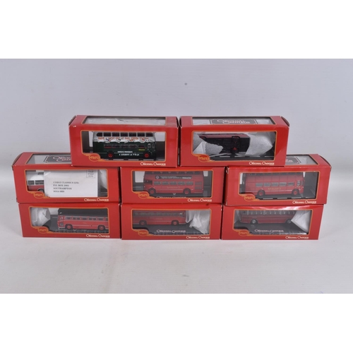 71 - A COLLECTION OF BOXED  1:76 SCALE DIECAST MODEL BUSES, to include nine Corgi Midland Red Original Om... 