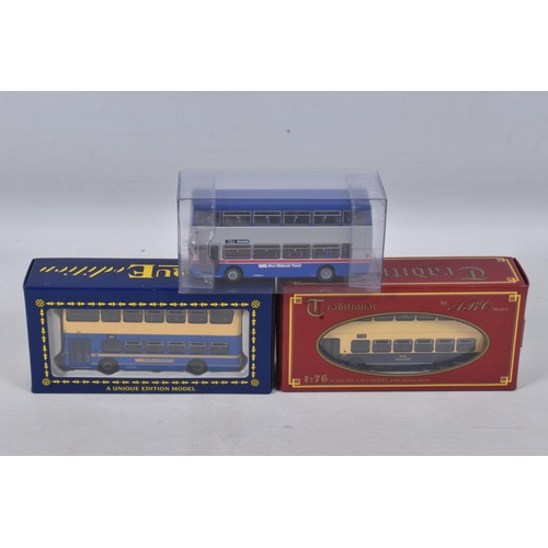 82 - A COLLECTION OF WEST MIDLANDS RELATED BUS MODELS, 1/76 scale, all are models of West Midlands P.T.E.... 