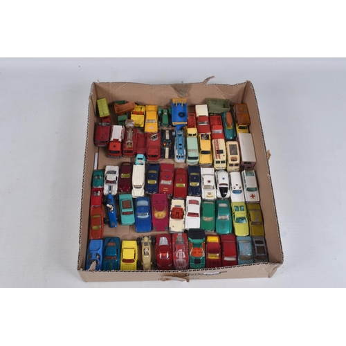 85 - A COLLECTION OF UNBOXED MATCHBOX AND HUSKY DIE CAST VEHICLES AND A SMALL QUANTITY OF OTHER VEHICLES,... 