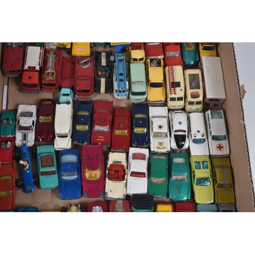 85 - A COLLECTION OF UNBOXED MATCHBOX AND HUSKY DIE CAST VEHICLES AND A SMALL QUANTITY OF OTHER VEHICLES,... 