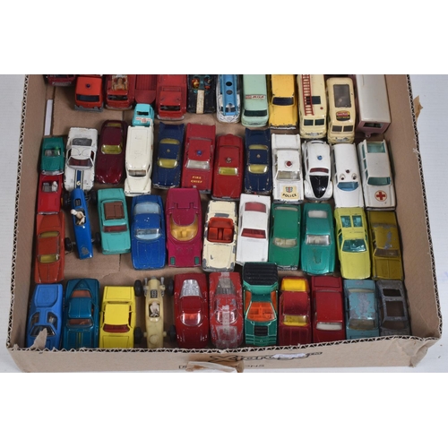 85 - A COLLECTION OF UNBOXED MATCHBOX AND HUSKY DIE CAST VEHICLES AND A SMALL QUANTITY OF OTHER VEHICLES,... 