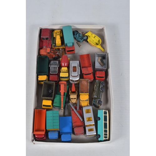 85 - A COLLECTION OF UNBOXED MATCHBOX AND HUSKY DIE CAST VEHICLES AND A SMALL QUANTITY OF OTHER VEHICLES,... 