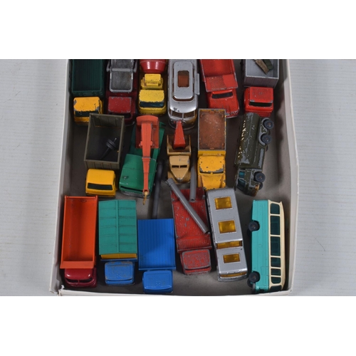 85 - A COLLECTION OF UNBOXED MATCHBOX AND HUSKY DIE CAST VEHICLES AND A SMALL QUANTITY OF OTHER VEHICLES,... 