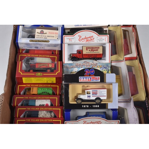 88 - FIVE BOXES OF BOXED PROMOTIONAL AND OTHER DIE CAST VEHICLES AND A SMALL QUANTITY OF LOOSE MODELS, ap... 