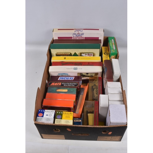 88 - FIVE BOXES OF BOXED PROMOTIONAL AND OTHER DIE CAST VEHICLES AND A SMALL QUANTITY OF LOOSE MODELS, ap... 