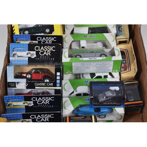 89 - TWO BOXES OF BOXED AND LOOSE PROMOTIONAL AND OTHER DIECAST VEHICLES, ETC, approximately forty two bo... 