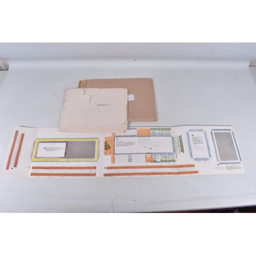 91 - A CARDBOARD  W.W.II R.A.F. AIRFIELD DIORAMA, appears complete but has some minor damage and wear, wi... 