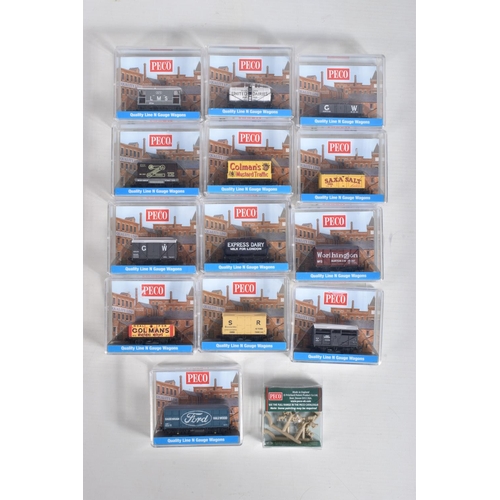 137 - A COLLECTION OF BOXED N GAUGE COACHES AND ROLLING STOCK, to include three Dapol Autocoaches, a GWR '... 