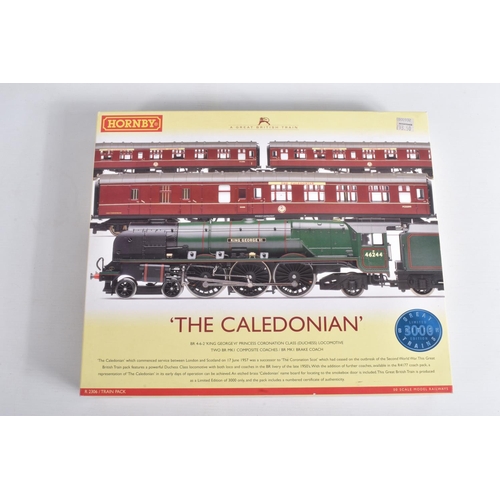 148 - A BOXED HORNBY RAILWAYS OO GAUGE GREAT BRITISH TRAINS 'THE CALEDONIAN' TRAIN PACK, No.R2306, compris... 