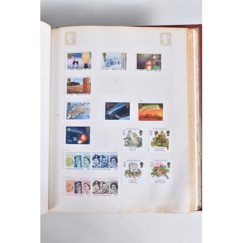 176 - TWO ALBUMS WITH MAINLY GB RANGE OF DECIMAL COMMEMORATIVES TO 2003 LARGELY COMPLETE, NB mint and hing... 