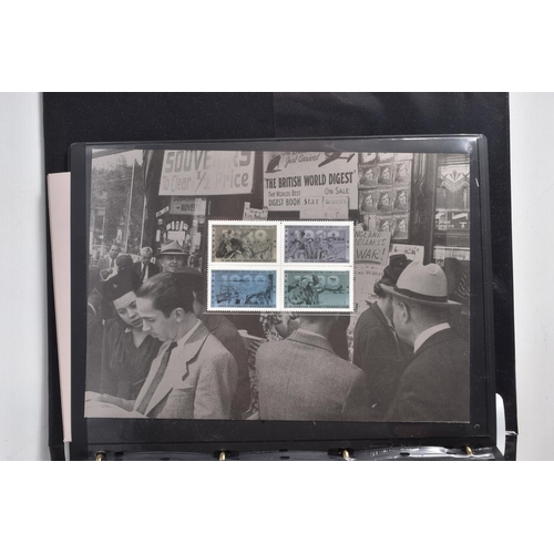 182 - THE HISTORY OF WWII THEMATIC STAMP AND COVER COLLECTION IN SIX ALBUMS PLUS ONE EMPTY, Includes a num... 