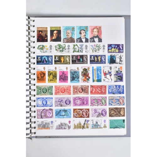 183 - BOX WITH FOUR ALBUMS OF WORLDWIDE STAMPS AND LOOSE IN PACKETS