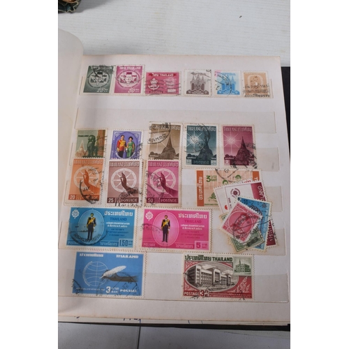 188 - BOX STAMPS IN ALBUMS AND AS FIRST DAY COVERS