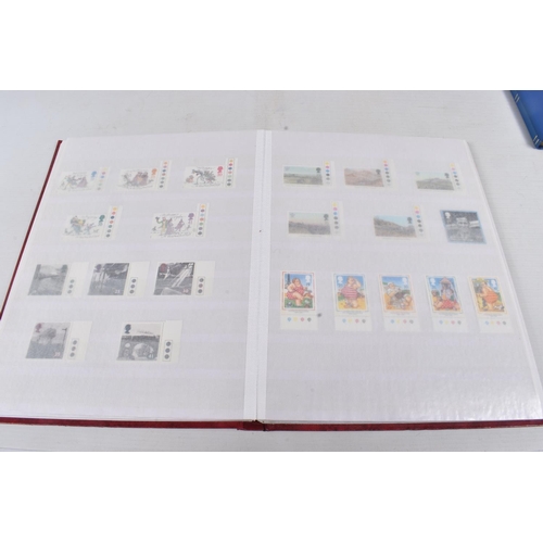 192 - GB COLLECTION IN THREE ALBUMS AND A FEW LOOSE. Main value in GB mnh commemoratives from 1975 to mid ... 