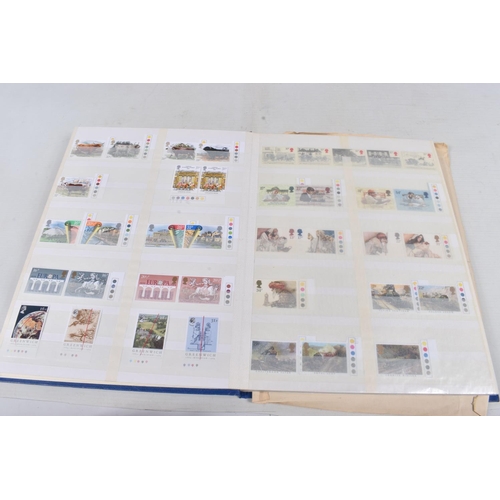 192 - GB COLLECTION IN THREE ALBUMS AND A FEW LOOSE. Main value in GB mnh commemoratives from 1975 to mid ... 