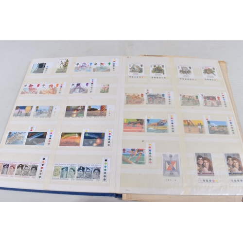 192 - GB COLLECTION IN THREE ALBUMS AND A FEW LOOSE. Main value in GB mnh commemoratives from 1975 to mid ... 