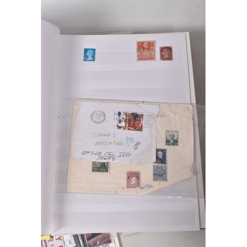 194 - LARGE UNTIDY COLLECTION OF MAINLY GB STAMPS, we note GB FDCs and presentation packs to 2010s with th... 