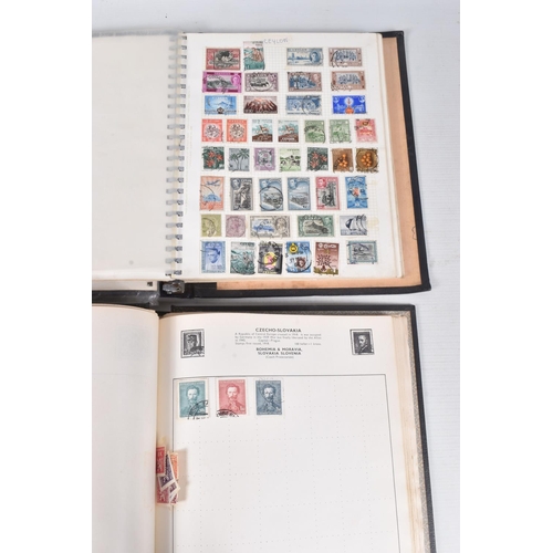 198 - LARGE ACCUMULATION OF STAMPS IN THREE BOXES AND A CARRIER BAG, we note a few GB presentation packs, ... 