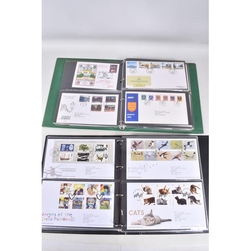 204 - GB COLLECTION IN FOURTEEN ALBUMS IN THREE BOXES WITH MINT DECIMAL TO 2009 (HINGED FROM 2006-2009!) a... 