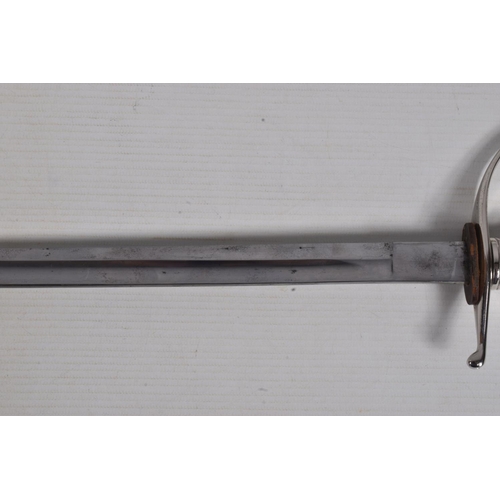 236 - A GERMAN SS POLICE OFFICERS SWORD MADE BY ALCOSO OF SOLINGEN, this has the runes to the top of the h... 