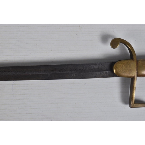 237 - A WWI ERA IMPERIAL GERMANY OFFICERS DOVE HEAD SWORD, this has a single edged fullered blade with dec... 